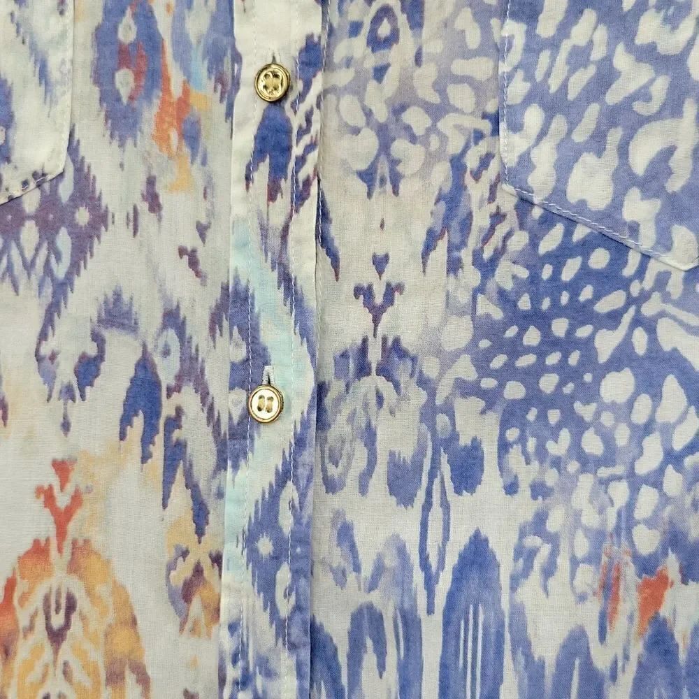 3 For$20 Chico's Multi color design top size 0 - Picture 6 of 8